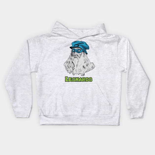 Leonardo Kids Hoodie by Black Snow Comics